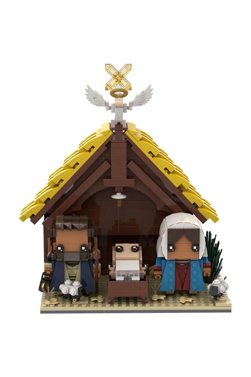 MOC Jesus Model Building Blocks Nativity Brick Building Bricks MOC Gift - ToylandEU