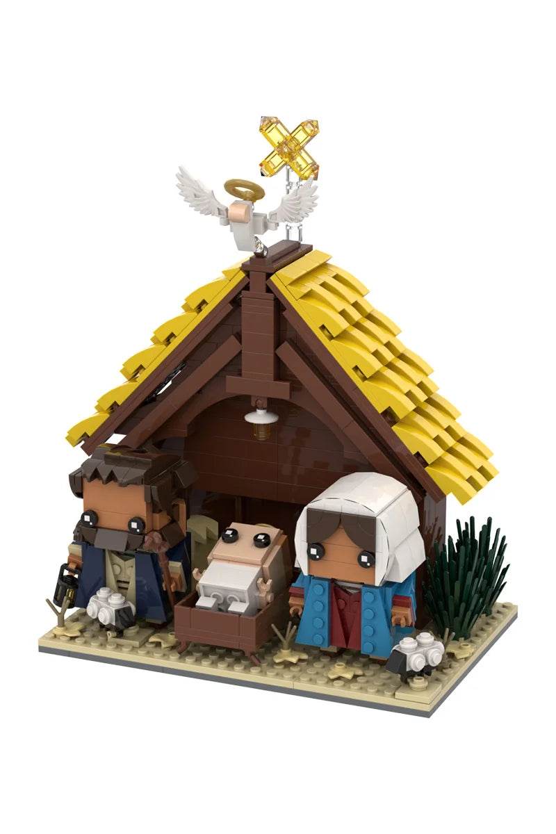 MOC Jesus Model Building Blocks Nativity Brick Building Bricks MOC Gift - ToylandEU