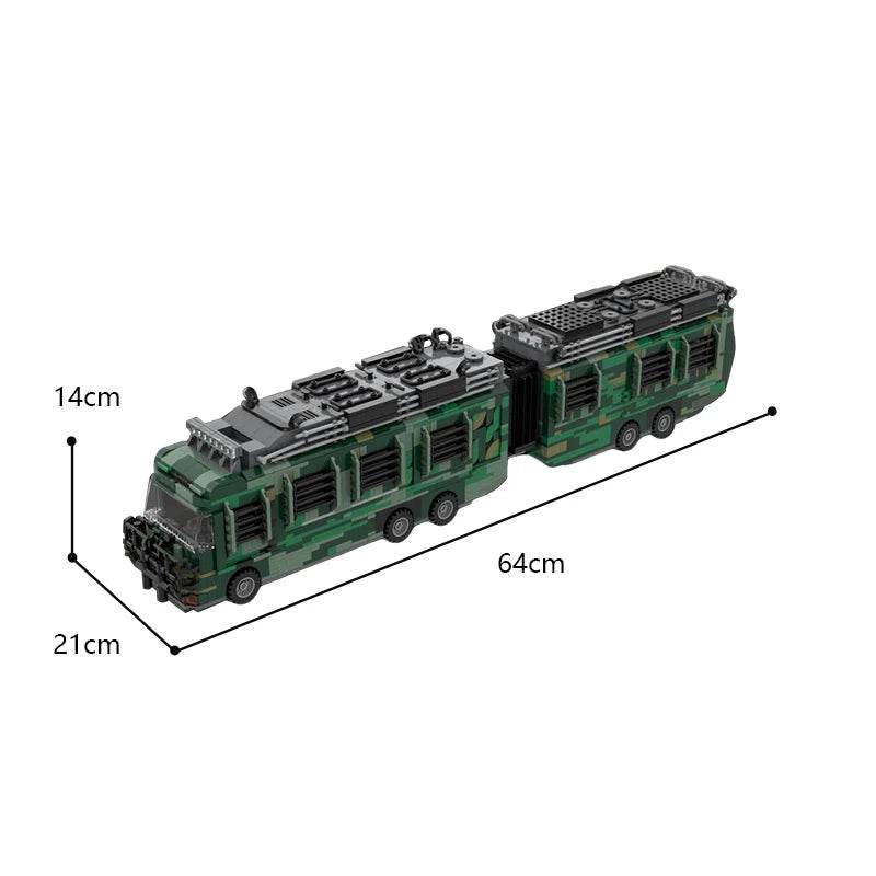 MOC Jurassic Adventure Fleetwood RV & Dinosaur Building Block Set Building Bricks MOC - ToylandEU