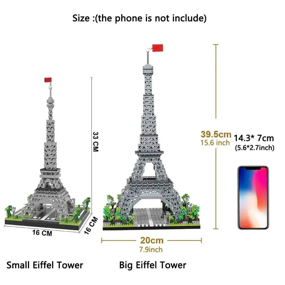 KNEW BUILT Big Ben Micro Mini Block Building Blocks Set - ToylandEU