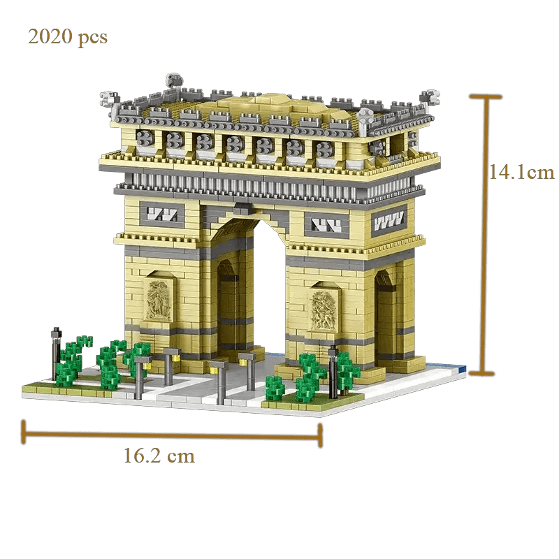 KNEW BUILT Big Ben Micro Mini Block Building Blocks Set - ToylandEU