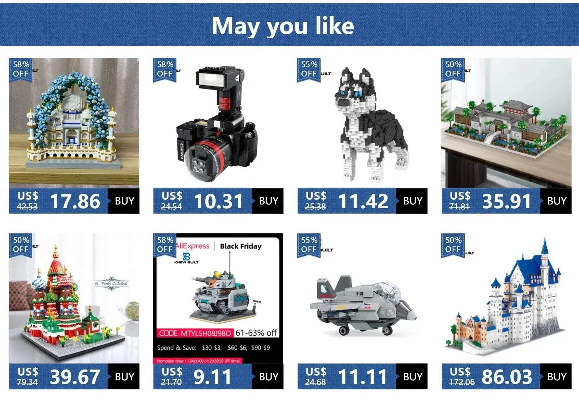 KNEW BUILT Big Ben Micro Mini Block Building Blocks Set - ToylandEU