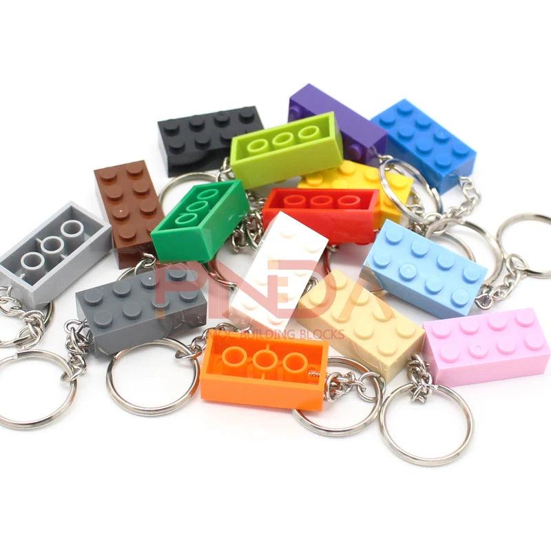 MOC Key Chain Bricks | 10 Pcs Lego Compatible | Toylandeu™
