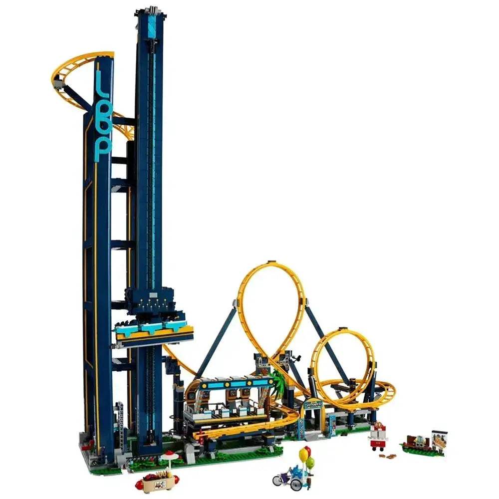 LED Motorized LoopCoaster Building Blocks Model Kit - ToylandEU