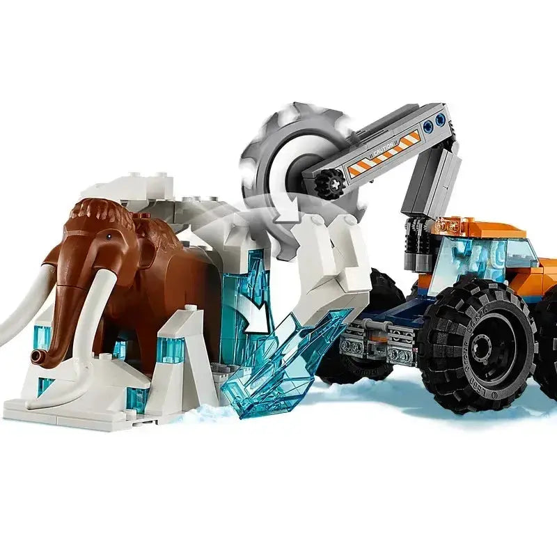 MOC LEGO Compatible City Series Arctic Exploration Crane Car - ToylandEU