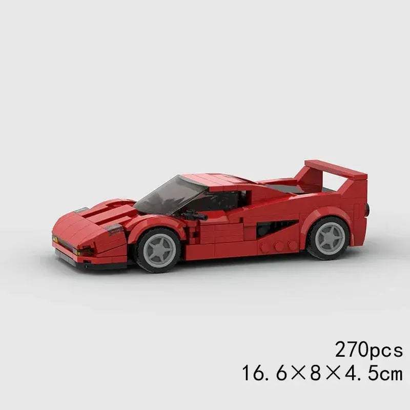 MOC LEGO Compatible Race Car Building Blocks Set For Kids - ToylandEU