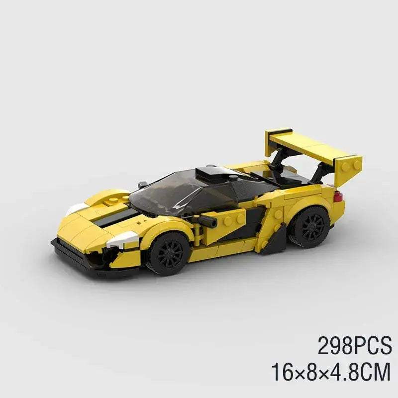 MOC LEGO Compatible Race Car Building Blocks Set For Kids - ToylandEU