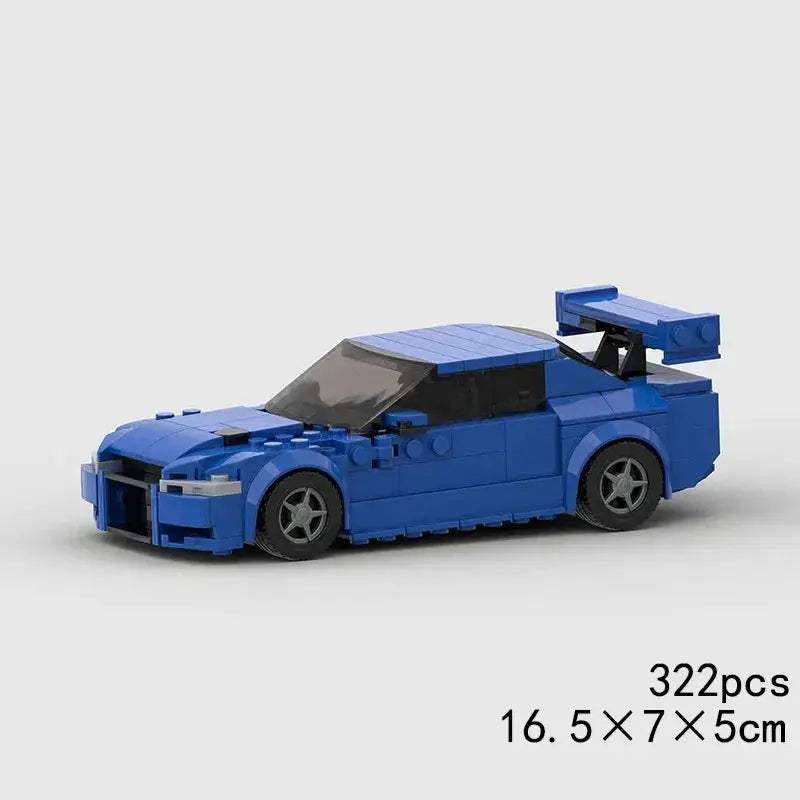 MOC LEGO Compatible Race Car Building Blocks Set For Kids - ToylandEU