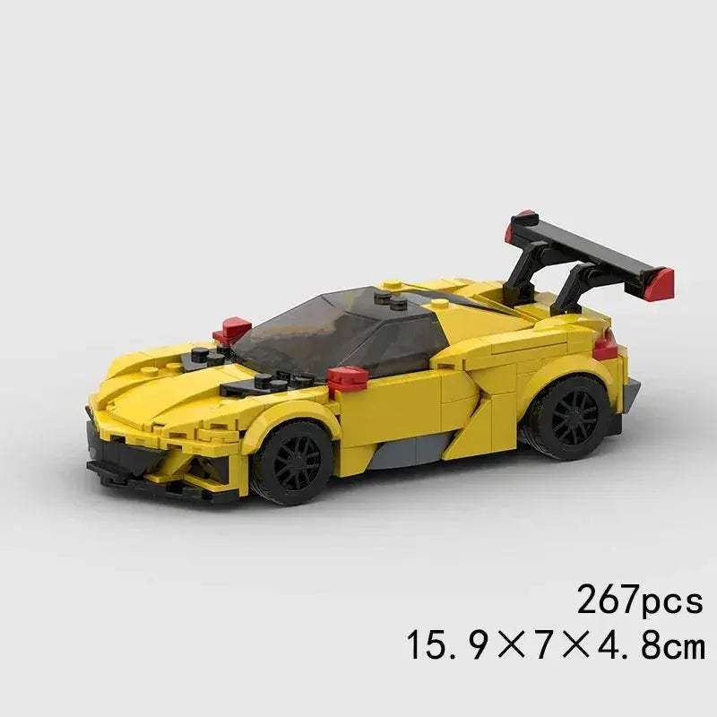 MOC LEGO Compatible Race Car Building Blocks Set For Kids - ToylandEU