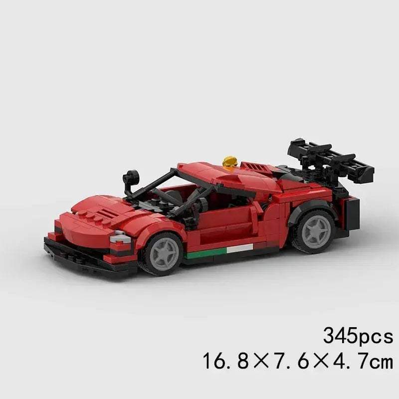 MOC LEGO Compatible Race Car Building Blocks Set For Kids - ToylandEU