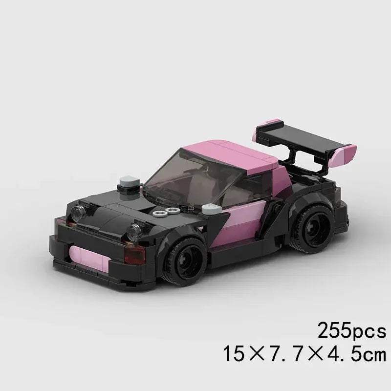 MOC LEGO Compatible Race Car Building Blocks Set For Kids - ToylandEU