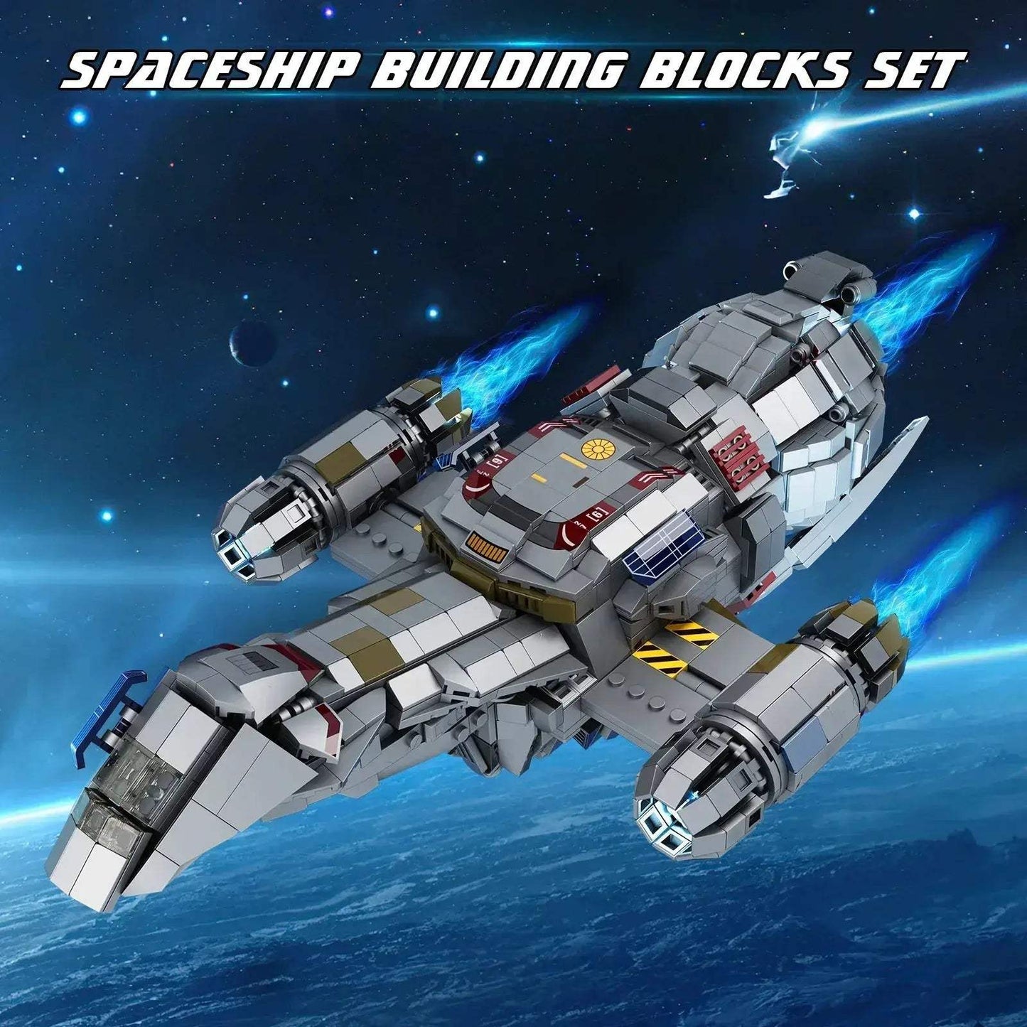 LEGO Compatible Spaceship Building Blocks Set For Creative Play - ToylandEU