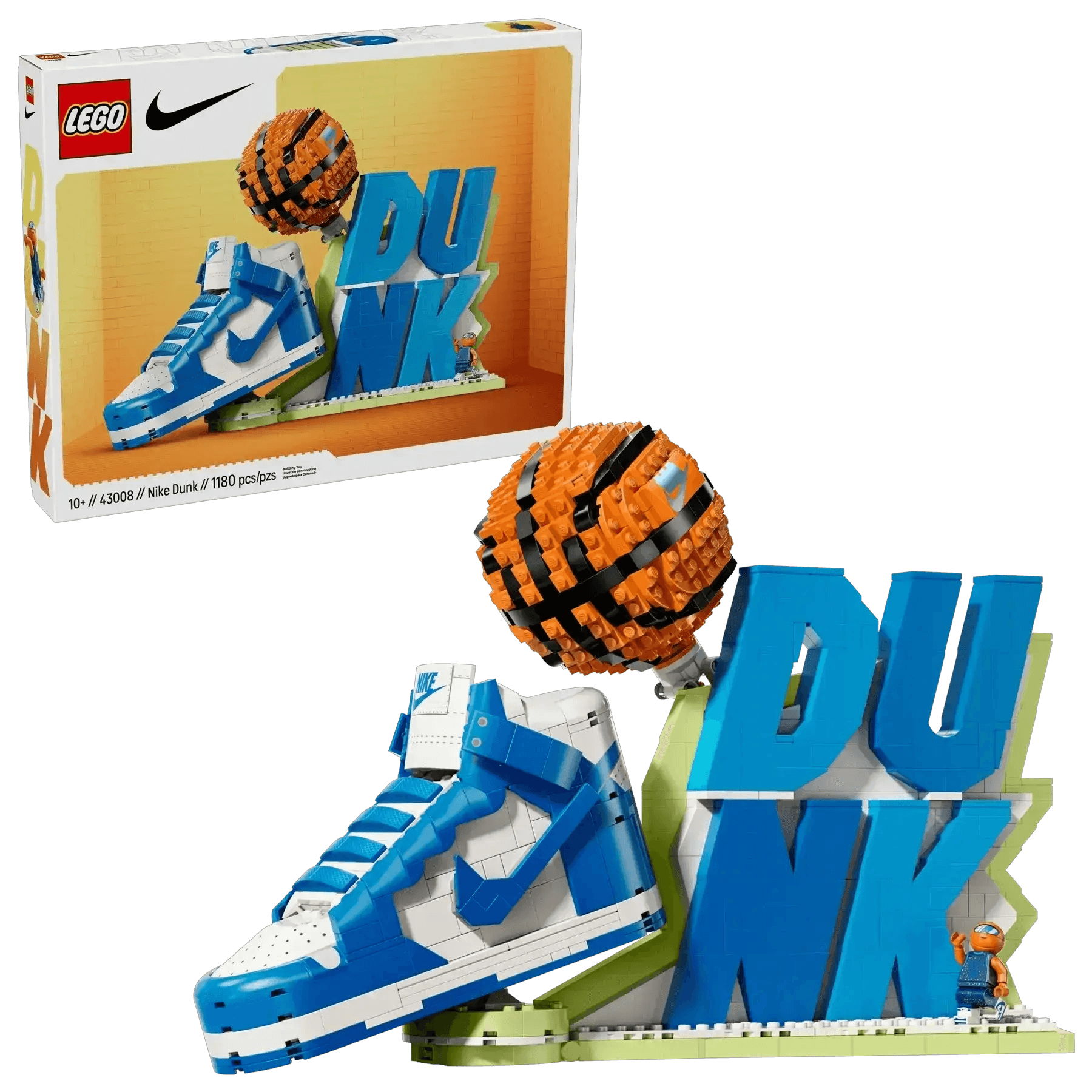 MOC LEGO Nike Dunk X Set 1180Pieces Building Blocks Kit - ToylandEU