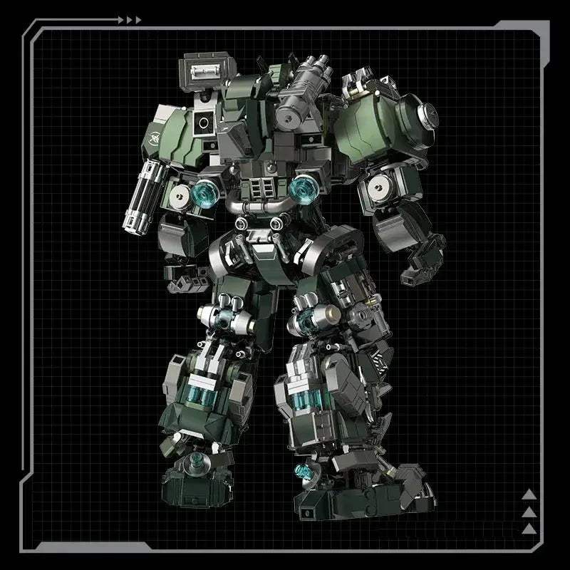 Large Mecha Warrior Building Blocks Set For Kids And Adults - ToylandEU