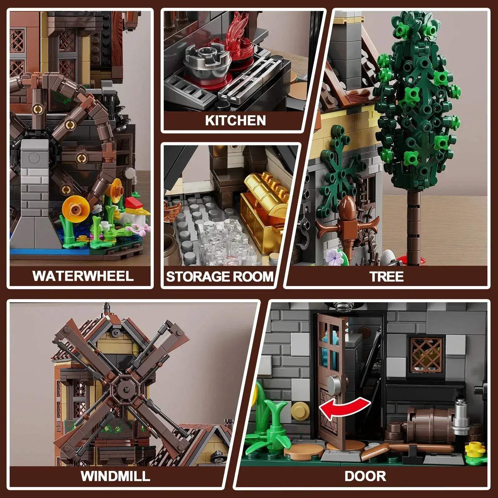 Lego Compatible Building Blocks Farm House Set For Educational Fun - ToylandEU