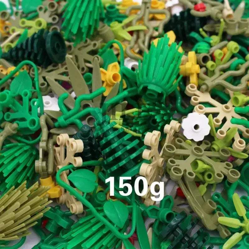 MOC MOC Lego Compatible Building Blocks Garden City Set With Plant Leaves - ToylandEU
