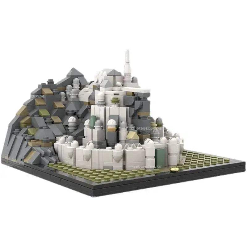 Lego Compatible Building Blocks Minas Tirith Skyline Educational Model - ToylandEU