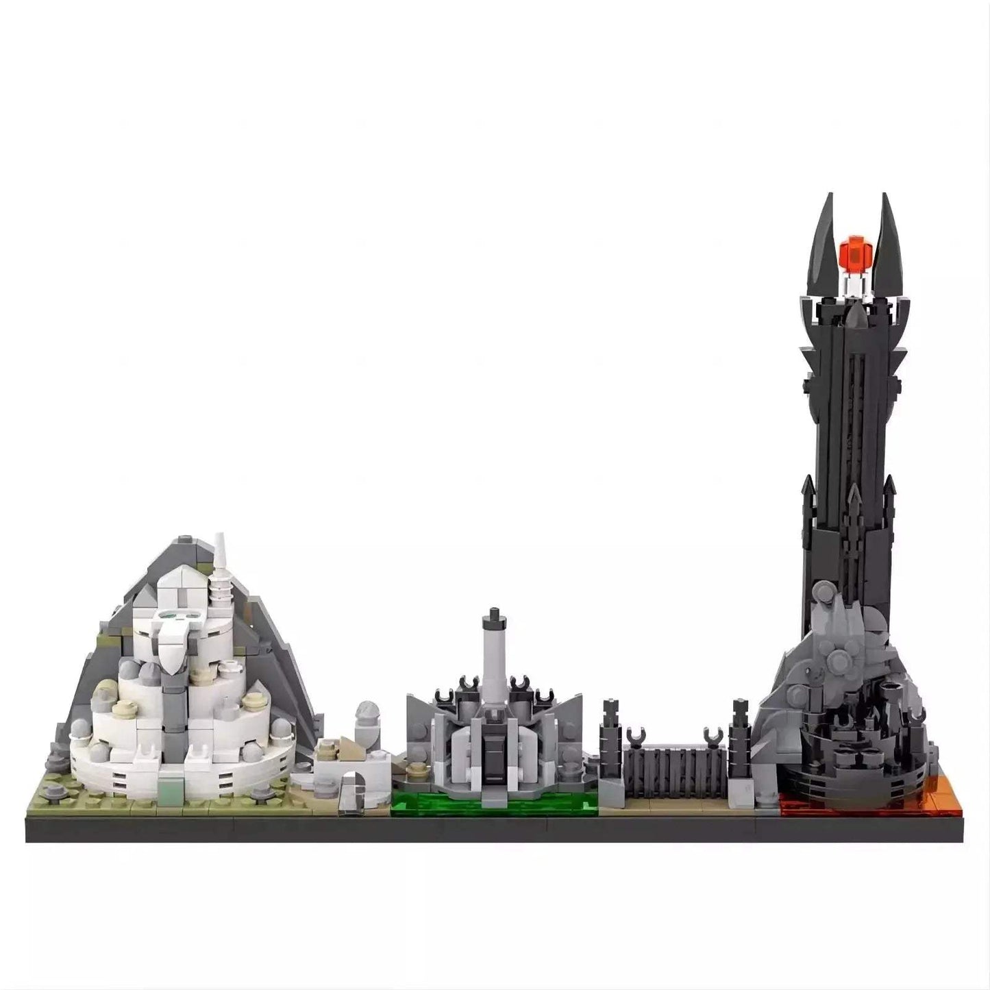 Lego Compatible Building Blocks Minas Tirith Skyline Educational Model - ToylandEU