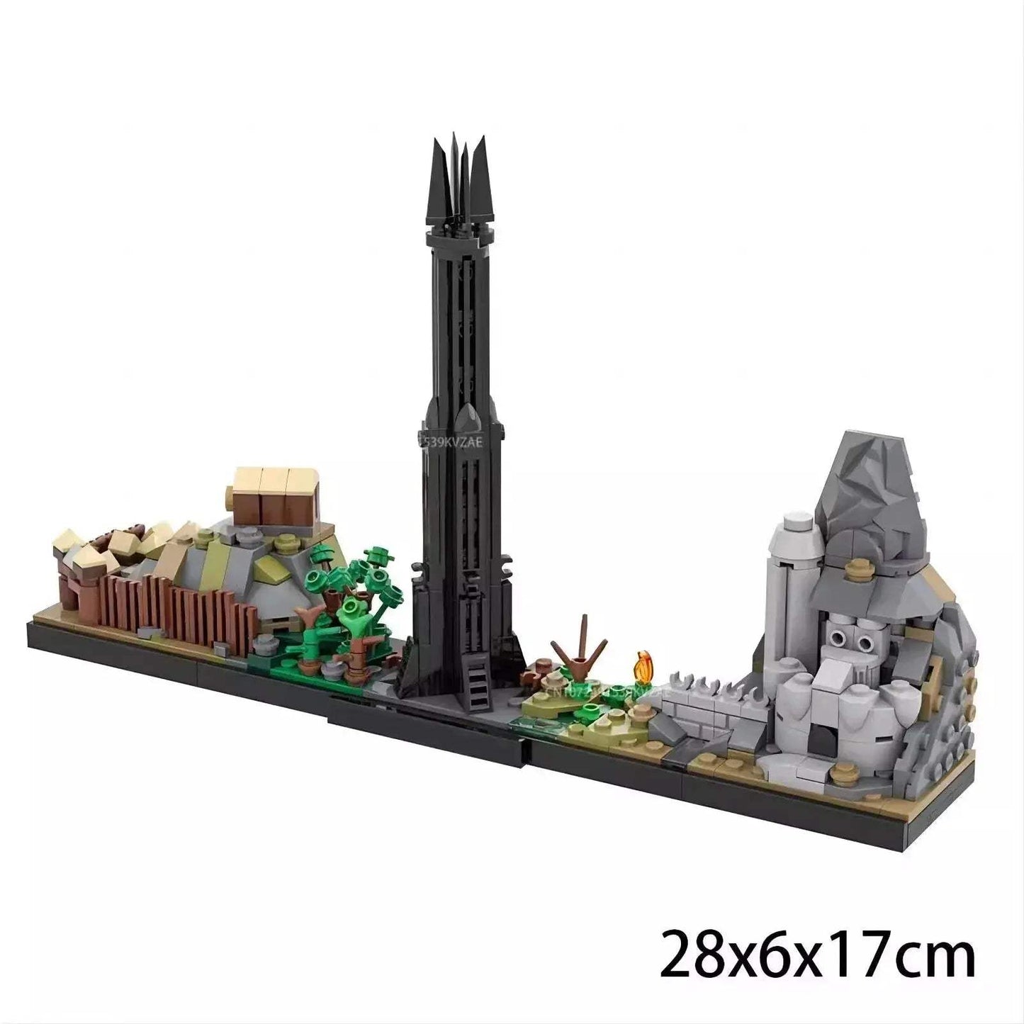 Lego Compatible Building Blocks Minas Tirith Skyline Educational Model - ToylandEU