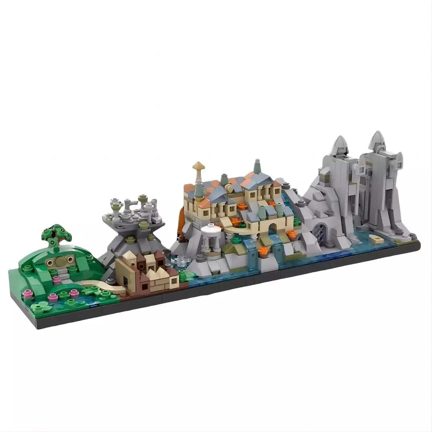 Lego Compatible Building Blocks Minas Tirith Skyline Educational Model - ToylandEU
