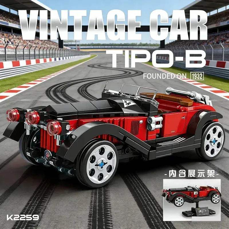MOC Lego Compatible Car Model Building Blocks With Display Stand - ToylandEU