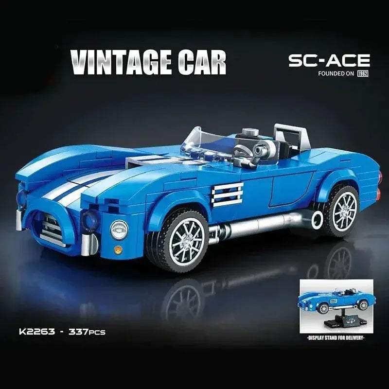 MOC Lego Compatible Car Model Building Blocks With Display Stand - ToylandEU