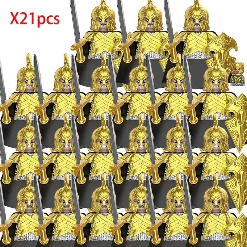 Lego Compatible Fantasy Army Building Blocks Figures Set - ToylandEU