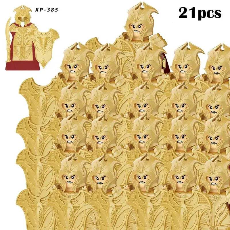 Lego Compatible Fantasy Army Building Blocks Figures Set - ToylandEU