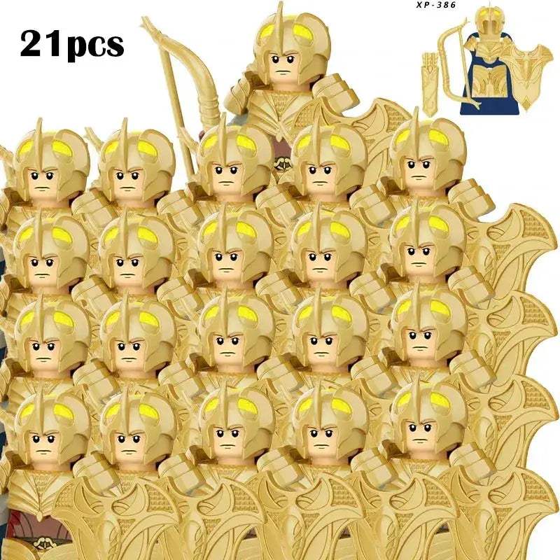 Lego Compatible Fantasy Army Building Blocks Figures Set - ToylandEU