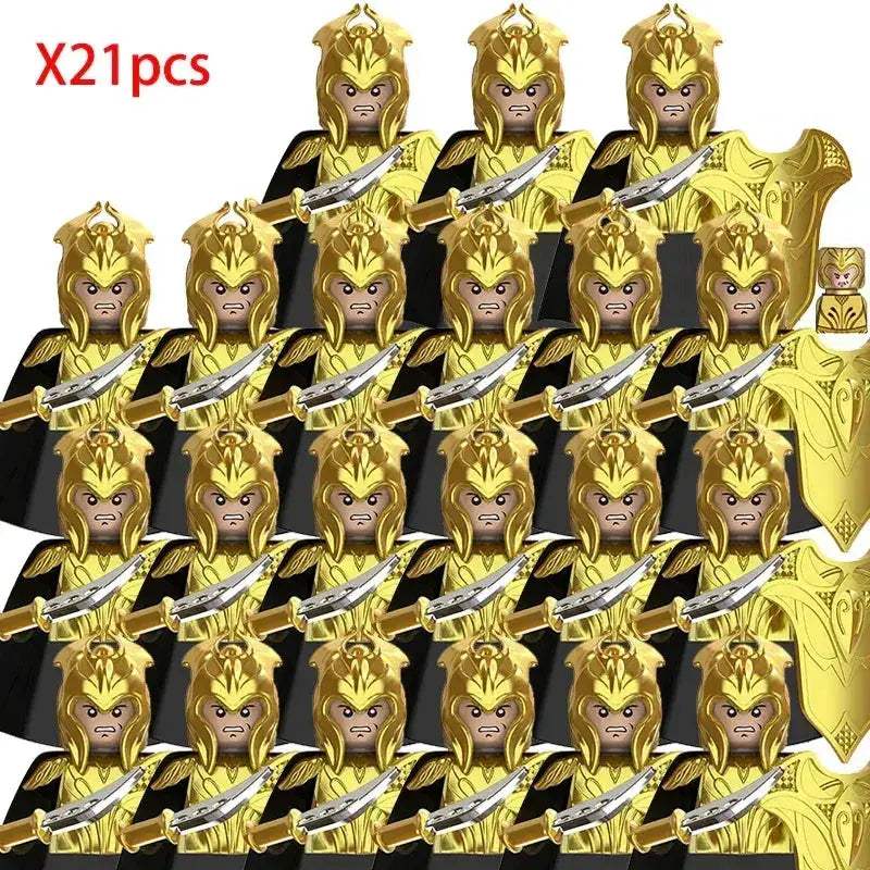 Lego Compatible Fantasy Army Building Blocks Figures Set - ToylandEU