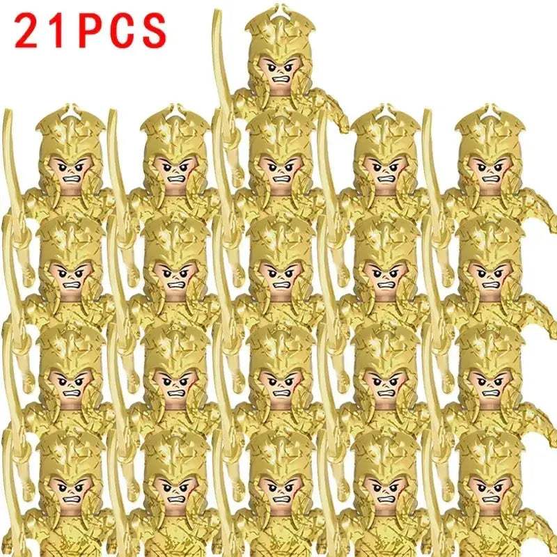 Lego Compatible Fantasy Army Building Blocks Figures Set - ToylandEU