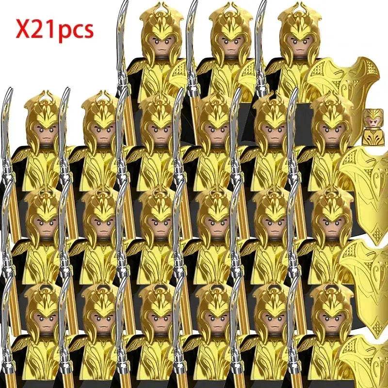 Lego Compatible Fantasy Army Building Blocks Figures Set - ToylandEU