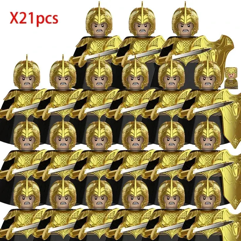 Lego Compatible Fantasy Army Building Blocks Figures Set - ToylandEU