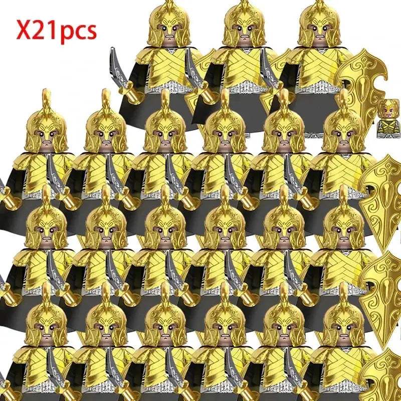 Lego Compatible Fantasy Army Building Blocks Figures Set - ToylandEU