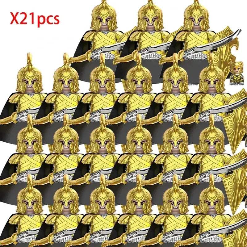 Lego Compatible Fantasy Army Building Blocks Figures Set - ToylandEU