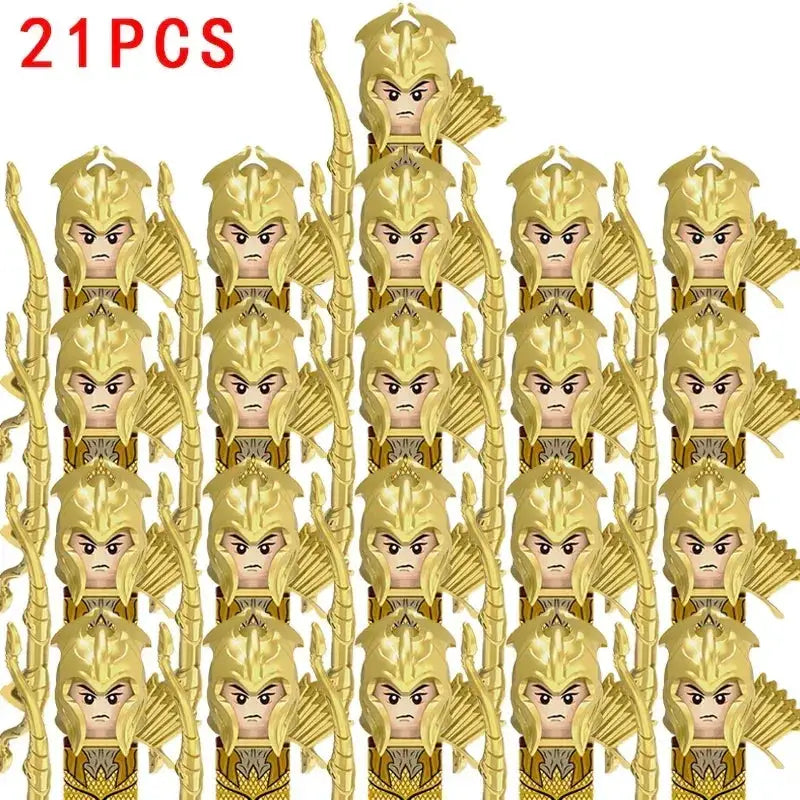 Lego Compatible Fantasy Army Building Blocks Figures Set - ToylandEU