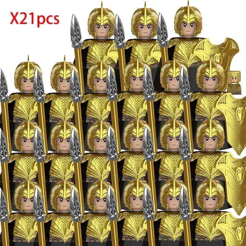 Lego Compatible Fantasy Army Building Blocks Figures Set - ToylandEU
