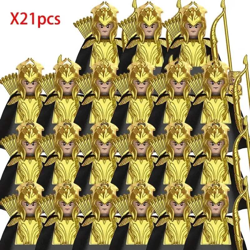 Lego Compatible Fantasy Army Building Blocks Figures Set - ToylandEU