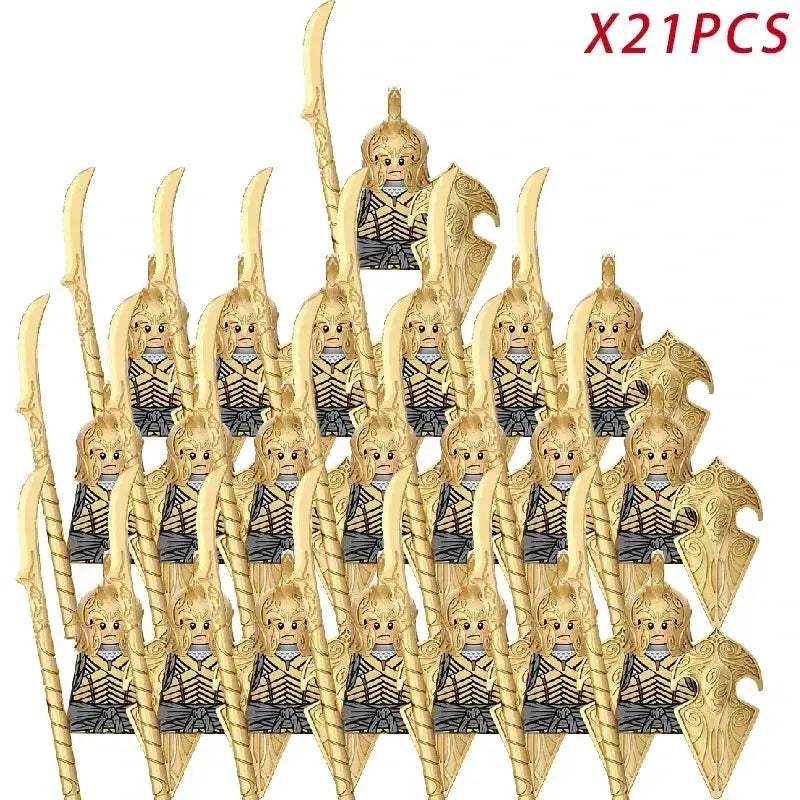 Lego Compatible Fantasy Army Building Blocks Figures Set - ToylandEU