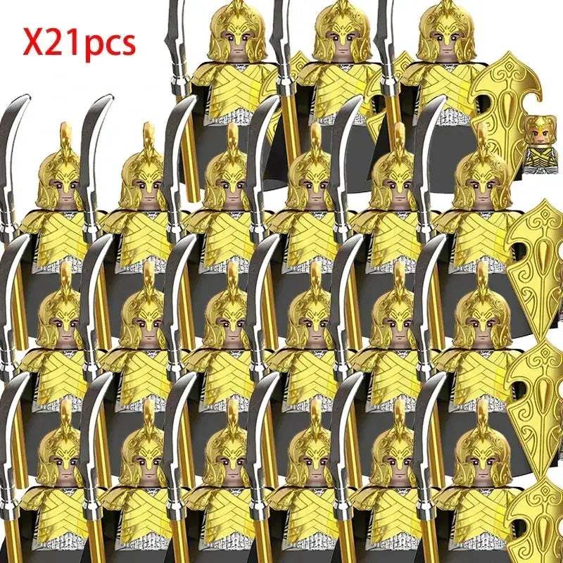Lego Compatible Fantasy Army Building Blocks Figures Set - ToylandEU