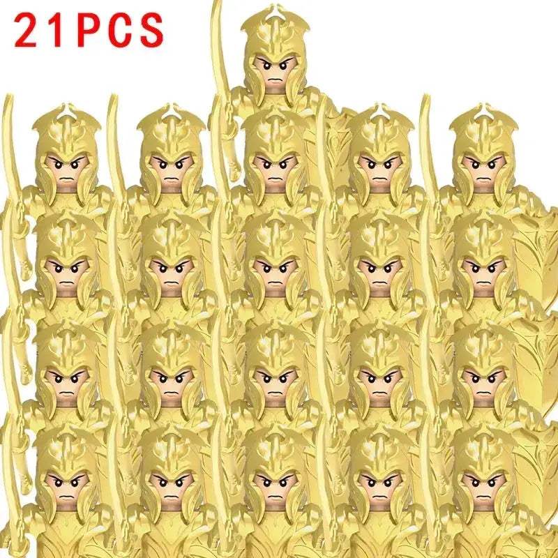 Lego Compatible Fantasy Army Building Blocks Figures Set - ToylandEU