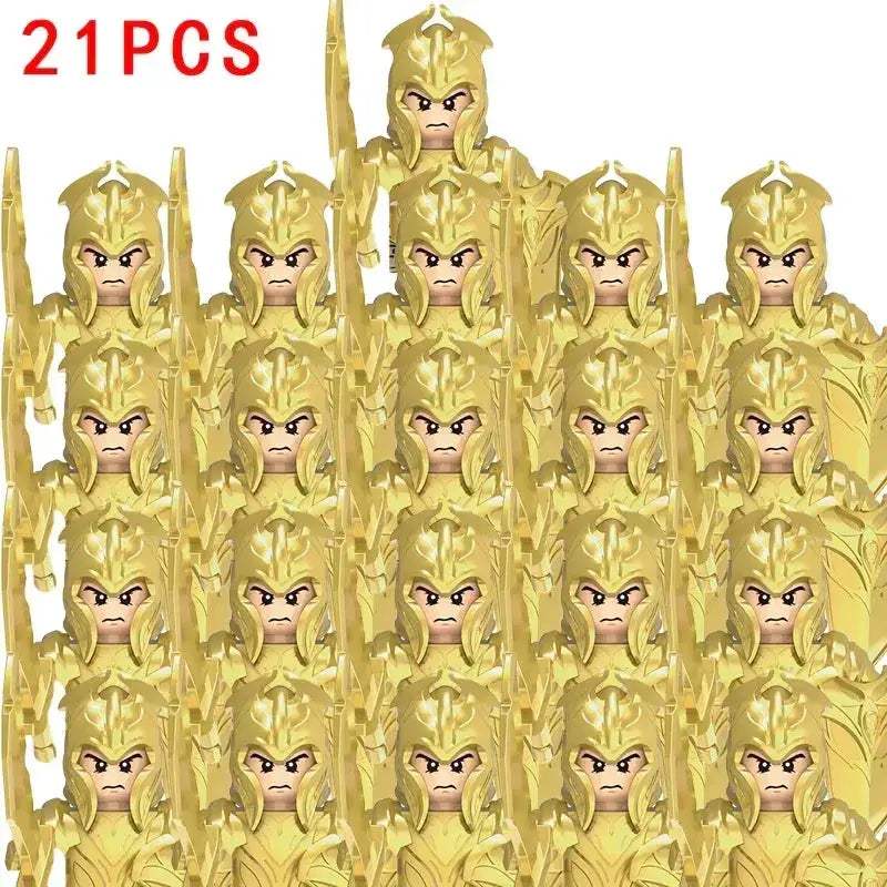 Lego Compatible Fantasy Army Building Blocks Figures Set - ToylandEU