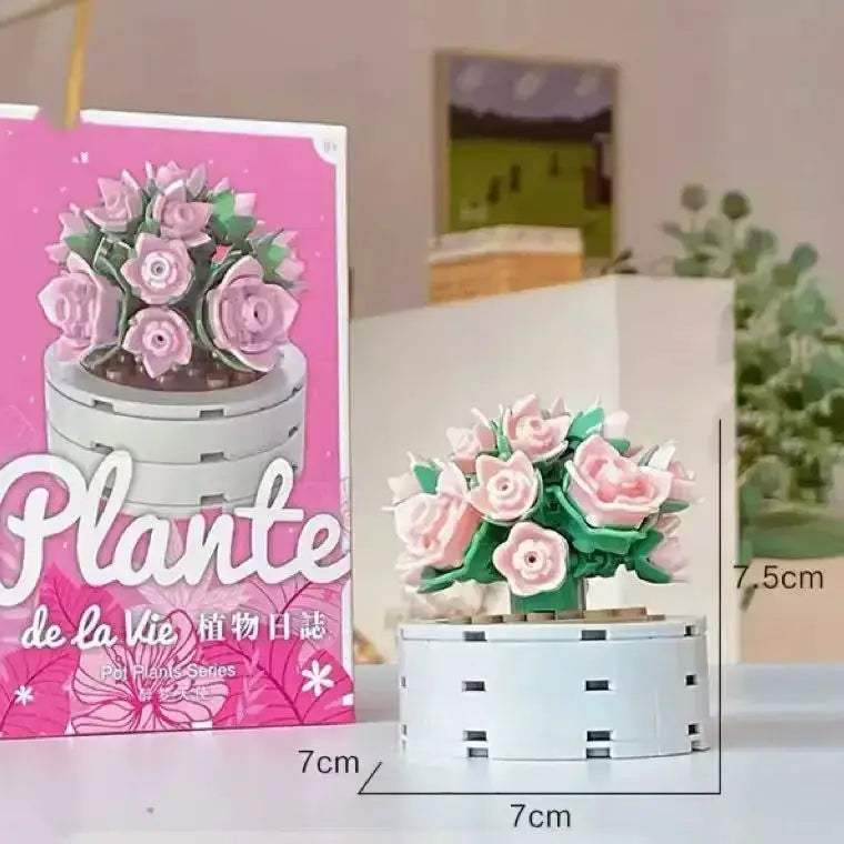 MOC Lego Compatible Flower Bouquet MOC Blocks For Realistic Home Decor - ToylandEU