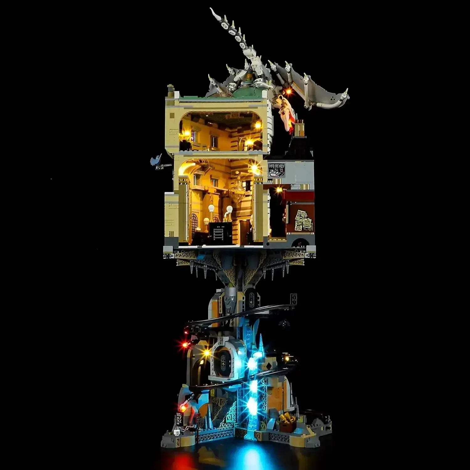 MOC Lego Compatible LED Light For Gringotts Wizarding Bank - ToylandEU