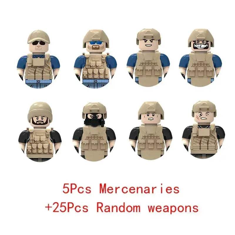 Lego Compatible Military Building Blocks Set With Figures - ToylandEU