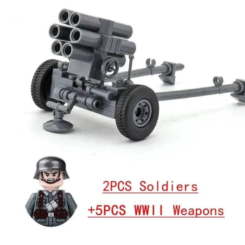 Lego Compatible Military Building Blocks Set With Weapons - ToylandEU