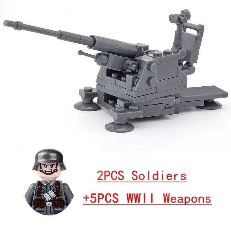 Lego Compatible Military Building Blocks Set With Weapons - ToylandEU