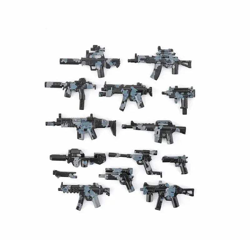 Lego Compatible Military Building Blocks Set With Weapons - ToylandEU