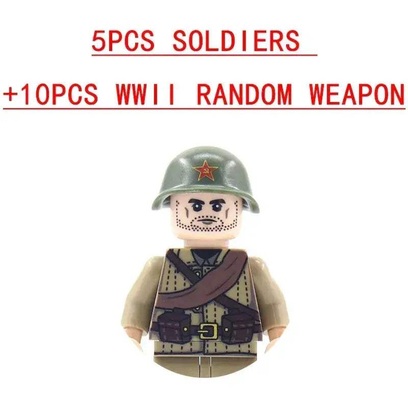 Lego Compatible Military Building Blocks Set With Weapons - ToylandEU