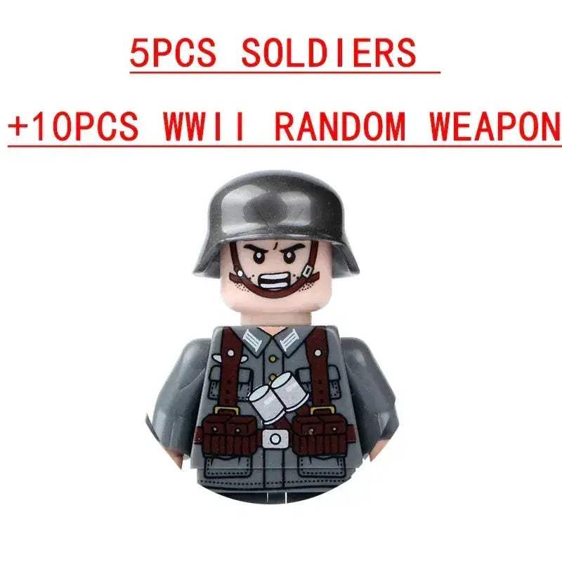 Lego Compatible Military Building Blocks Set With Weapons - ToylandEU